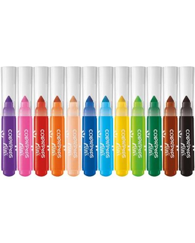 Set de markere Maped Color Peps - Mini Power, 12 culori - 2