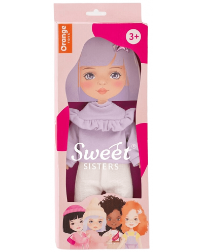 Orange Toys Sweet Sisters Sweet Sisters Set de îmbrăcăminte pentru păpuși - Pulover violet - 1