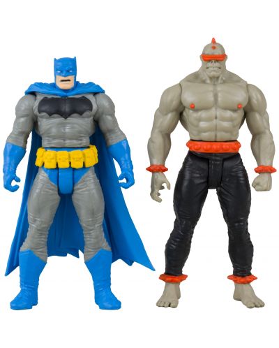 McFarlane DC Comics: Batman - Batman (Albastru) & Mutant Leader (Dark Knight Returns #1) set de figurine de acțiune, 8 cm - 1