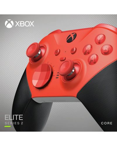 Controller Microsoft - Xbox Elite Wireless Controller, Series 2 Core, roșu - 5
