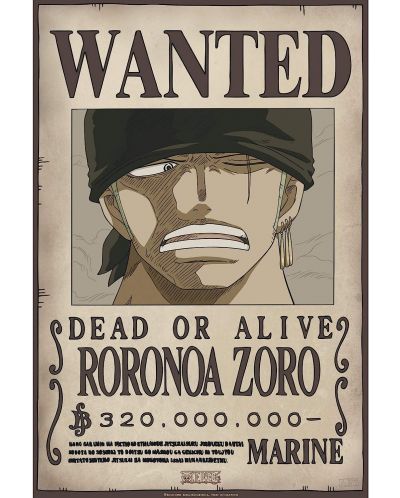 GB eye Animation: One Piece - Zoro & Sanji Wanted Postere (Seria 1) - 2