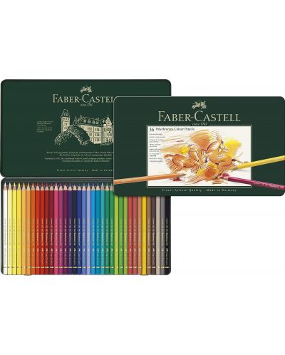 Set de creioane colorate Faber-Castell Polychromos - 36 de culori - 2