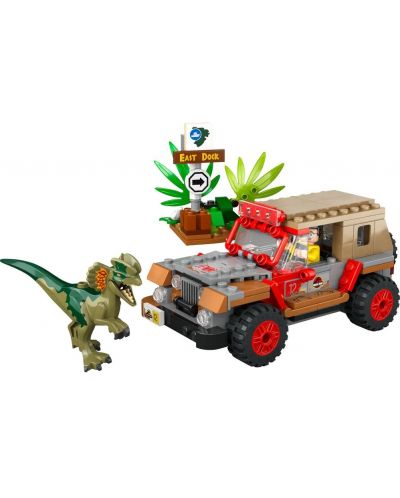 Set de construcție LEGO Jurassic World - Ambuscadă Dilophosaurus (76958) - 3