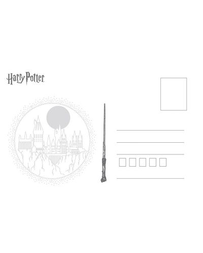 Set carti postale ABYstyle Movies: Harry Potter - Houses, 5 buc. - 2