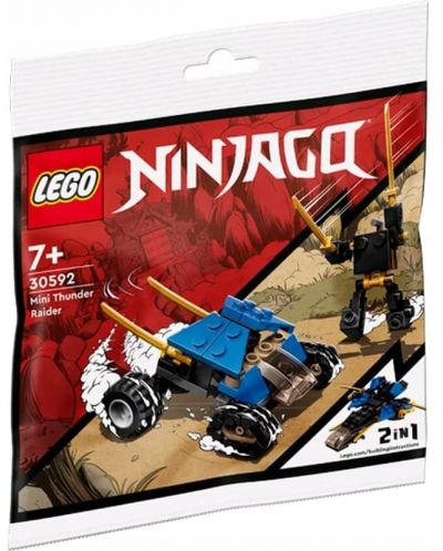 Constructor LEGO Ninjago - Mini Thunder Striker (30592) - 1
