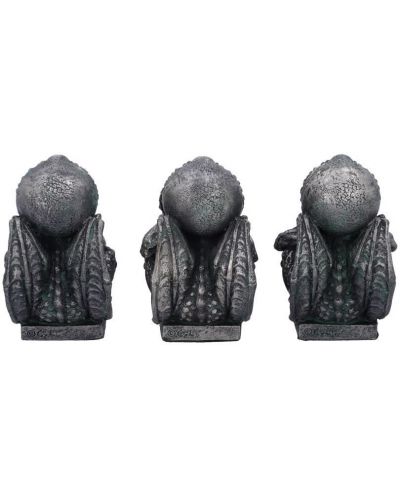 Set de figurine Nemesis Now Books: Cthulhu - Three Wise Cthulhu, 7 cm - 4