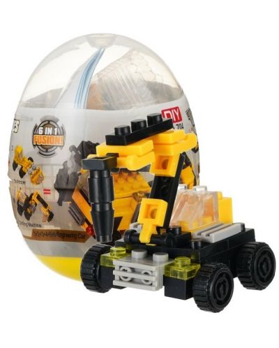 Constructor în ou GT - Vehicul de construcții, asortiment - 2