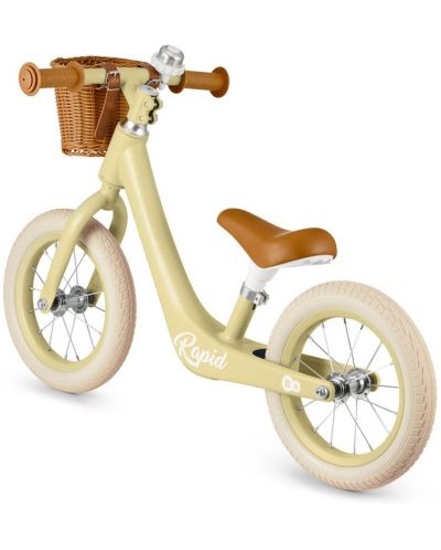 Bicicleta de echilibru  KinderKraft - Rapid 2, verde - 3