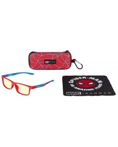 Ochelari protector de calculator Gunnar - Marvel Cruz 8-12 Spider-Man, Red - 3