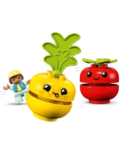 Constructor LEGO Duplo - Tractor pentru fructe și legume - 5