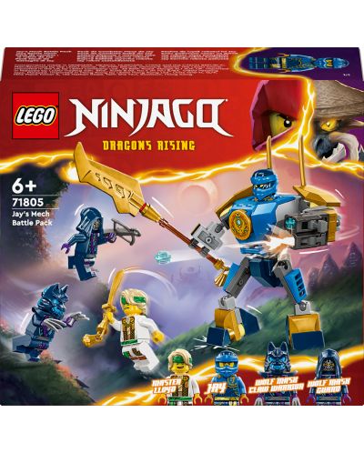 Constructor LEGO Ninjago - Kit-ul robot de luptu0103 al lui Jay (71805)