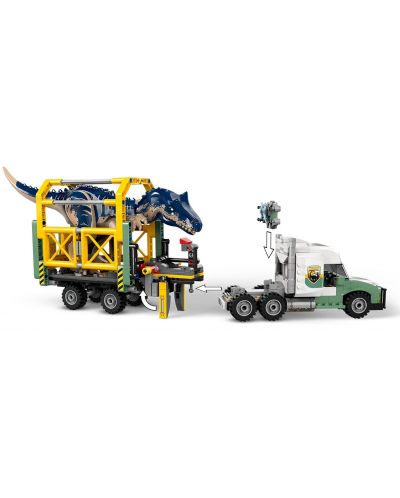 Constructor LEGO Jurassic World - Misiunea Dinozaur: Camion de transport pentru un Allosaurus(76966) - 8