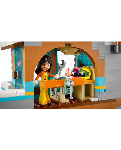 Set de construcții LEGO Friends - Pârtie de schi și cafenea (41756) - 8