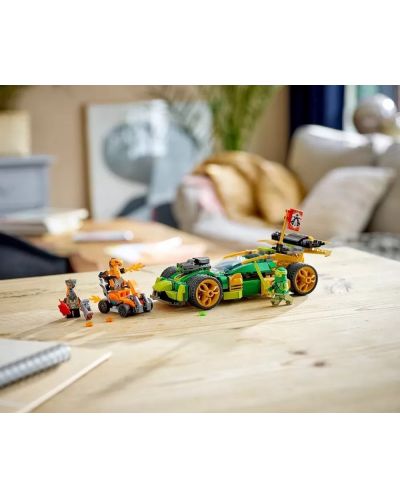 Set constructie Ninjago - Lego Masina de curse EVO a lui Lloyd (71763) - 5
