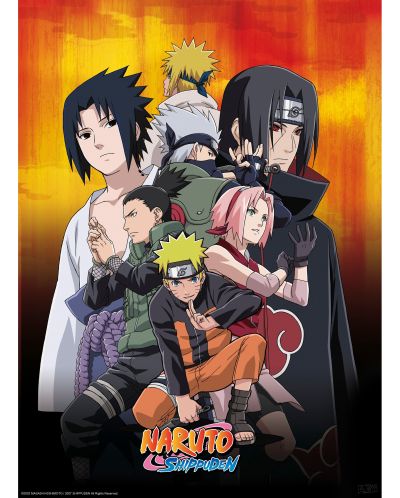 Set de mini postere ABYstyle Animation: Naruto Shippuden - Ninjas - 3