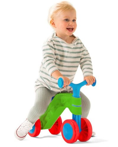 Tricicleta fara pedale de calarit - Itsi Bitsi, albastru-verde	 - 2