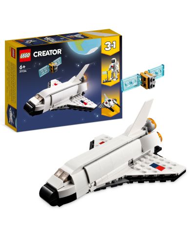 Constructor 3 în 1 LEGO Creator - Naveta spațială (31134) - 2