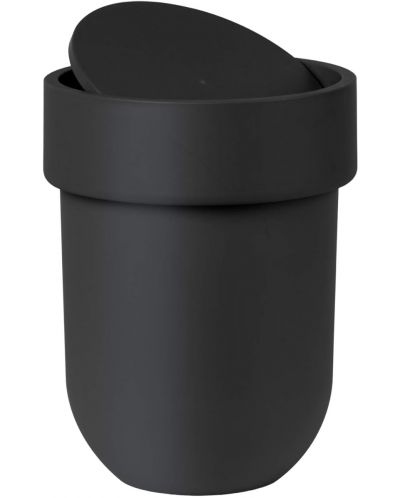 Coș de gunoi Umbra - Touch, 6 L, negru - 1