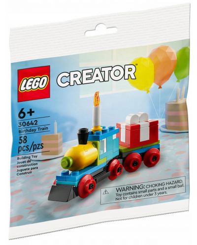 Constructor LEGO Creator - Tren de ziua de naștere (30642) - 1