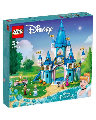 Constructor Lego Disney - Castelul Cenusaresei si printul fermecator (43206) - 1