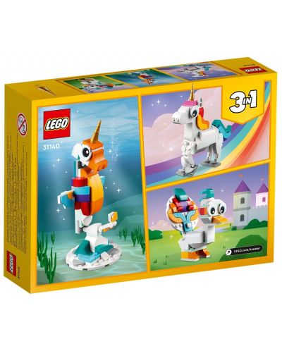 Constructor LEGO Creator 3 în 1 Magic Unicorn (31140) - 10