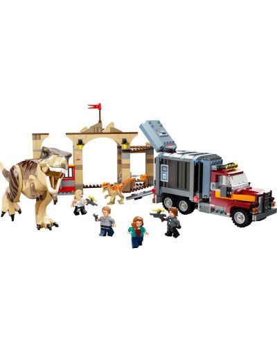 Constructor Lego Jurassic World - Evadarea lui T-Rex si Atrosiraptor (76948) - 2