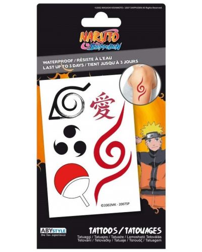 Kit de tatuaje ABYstyle Animation: Naruto Shippuden - Emblems - 1