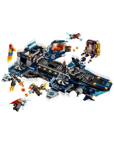 Constructor Lego Marvel Super Heroes - Elicopter transportor Avengers (76153) - 2