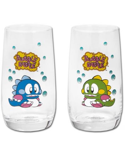 Set de pahare de apă  ItemLab Games: Bubble Bobble - Bub and Bob - 1