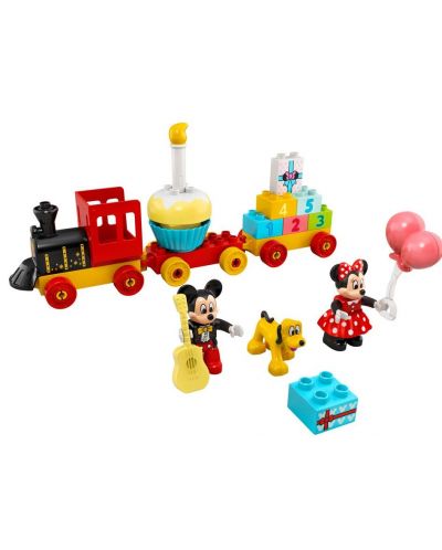 Set de construit Lego Duplo Disney - Tren pentru ziua de nastele a lui Mickey si Minnie (10941) - 5