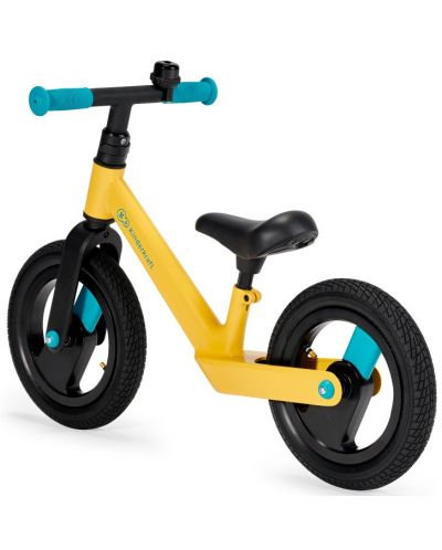 Bicicletă de echilibru KinderKraft - Goswift, galbenă - 3