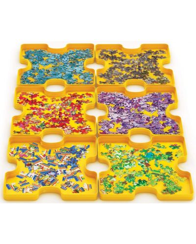 Set sortere pentru piese puzzle Eurographics - 6 bucati - 2