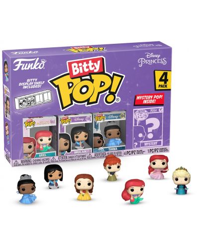 Set mini figurine Funko Bitty POP!: Disney Princess - 4-Pack