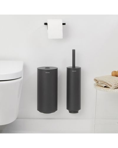 Set de 3 accesorii pentru toaletă Brabantia - MindSet, Mineral Infinite Grey - 3