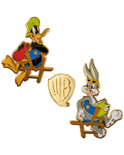 Set insigne CineReplicas Animation: Looney Tunes - Bugs and Daffy at Warner Bros Studio (WB 100th) - 1