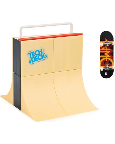 Spin Master Tech Deck - Rampă și skateboard pentru degetele de la picioare, Big Vert Wall - 2