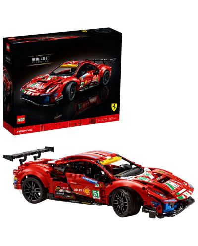 Set de construit Lego Technic - Ferrari 488 GTE AF Corse 51 (42125) - 2