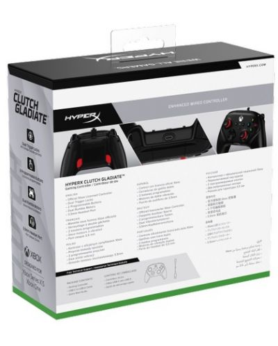 Controle rHyperX - Clutch Gladiate Xbox, cu fir, negru - 7