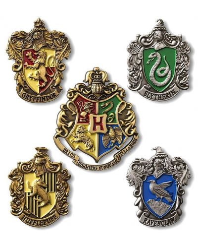 Set de insigne The Noble Collection Movies: Harry Potter - Hogwarts - 3
