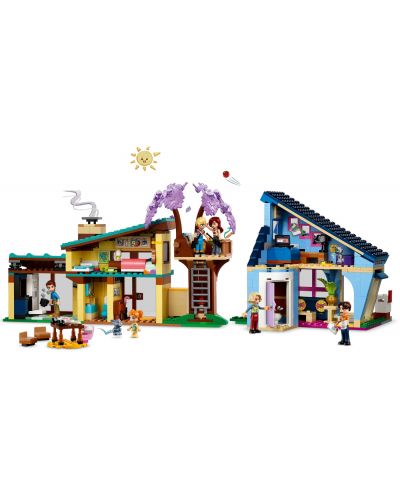 Constructor LEGO Friends - Casele familiei lui Ollie și Paisley (42620) - 3