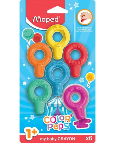 Set de Maped Color Peps - Early Age, 6 culori, plastic - 1