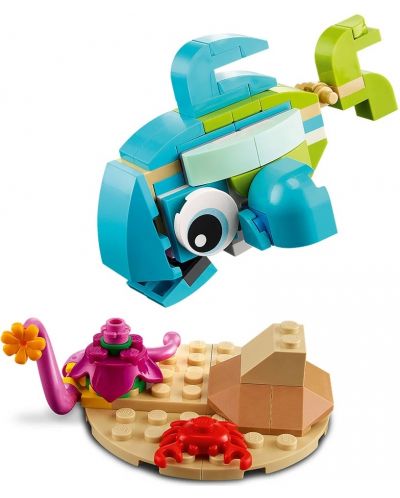 Constructor Lego Creator - Delfin si broasca testoasa (31128)	 - 5