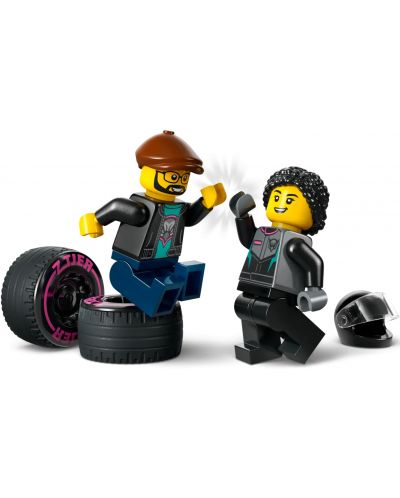 Constructor LEGO City - Mașină de curse și camion de transport auto (60406) - 7