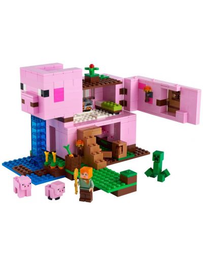 Set de construit Lego Minecraft - Casa purcelusilor (21170) - 2