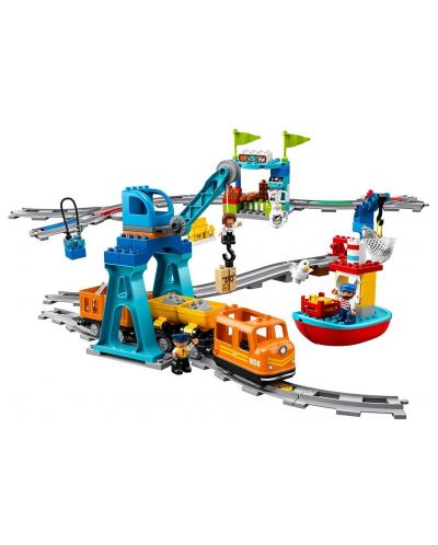 Construcor Lego Duplo - Tren de marfa (10875) - 3