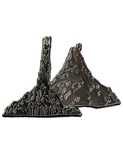 Weta Movies: Stăpânul Inelelor - set de insigne Minas Tirith & Mount Doom - 2