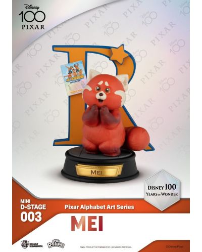 Beast Kingdom Disney: 100 de ani de minunății Set de figurine - Pixar Alphabet Art, 10 cm - 8