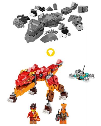Contructor Lego Ninjago - Dragonul EVO de Foc al lui Kai (71762) - 3