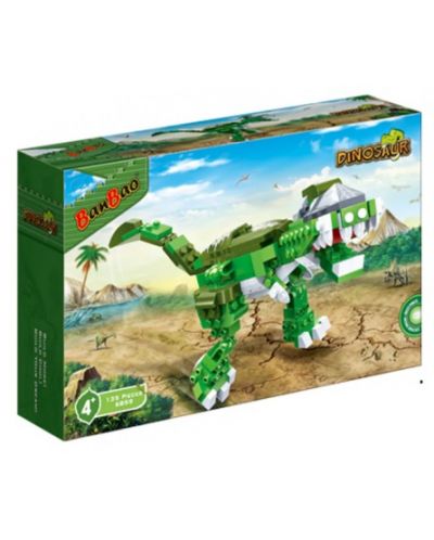 BanBao - dinozaur verde, 135 bucăți - 1