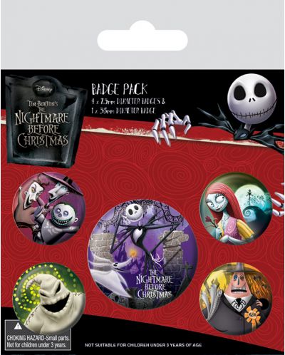 Set insigne Pyramid -  Nightmare Before Christmas (Characters) - 1